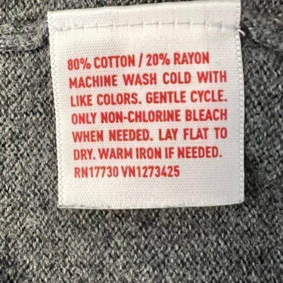 BUNDLE 3 FOR‎ $18- Knit Cardigan Sweater Ruffles Button Front Gray XXL Retro '10 - Picture 7 of 9